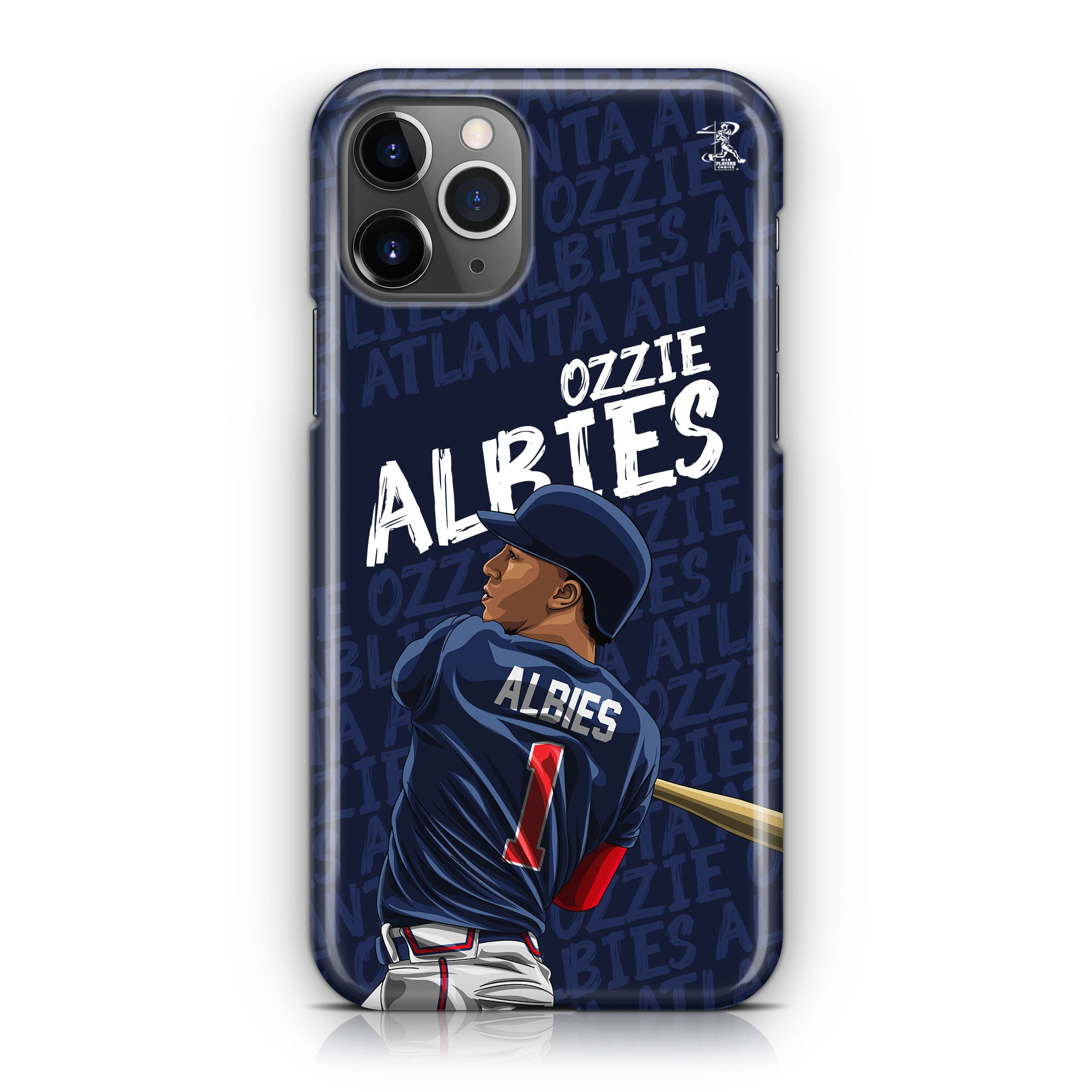 IN PHOTOS: Braves All-Star Ozzie Albies tapes his phone on