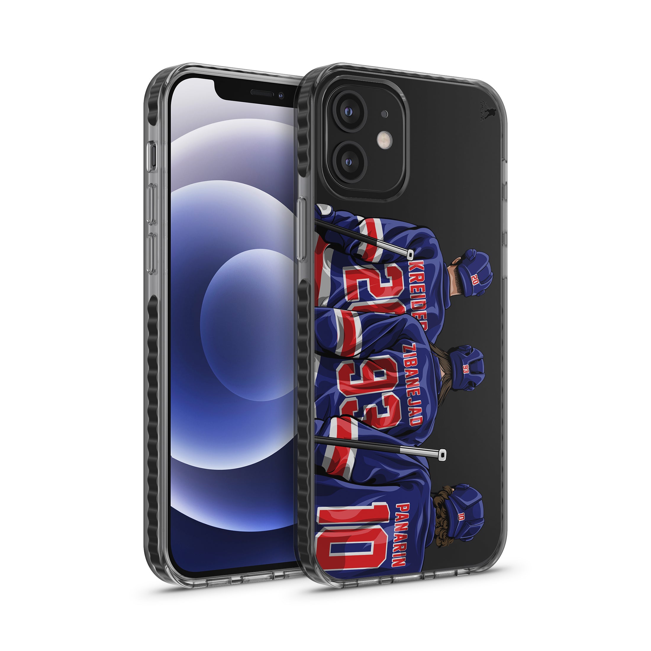 New York Trio (Hockey) Clear Series Phone Case
